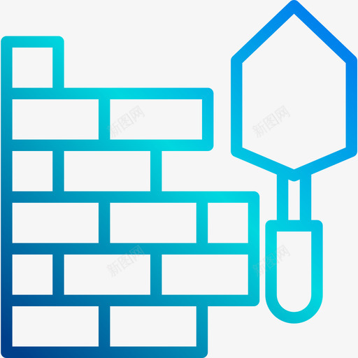 砖墙构造102线性坡度图标svg_新图网 https://ixintu.com 坡度 构造 砖墙 线性