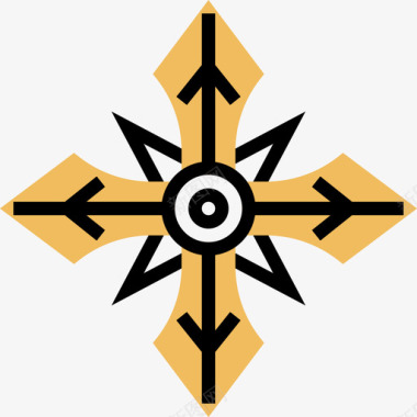 Shuriken忍者13黄影图标图标