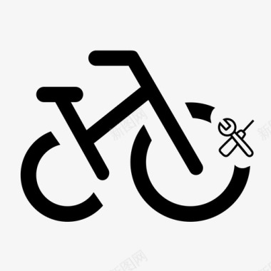 C 摩托自行车维修图标