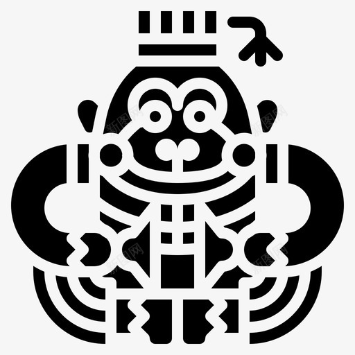 风琴磨猴黑猩猩马戏团图标svg_新图网 https://ixintu.com 玩具 钹 风琴磨猴 马戏团 马戏团实心图标 黑猩猩