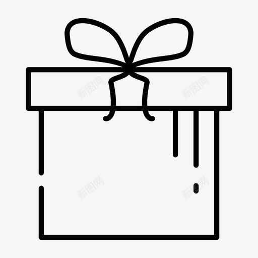 礼品礼盒捐赠图标svg_新图网 https://ixintu.com 包装 捐赠 礼品 礼物 礼盒 间隙 随机