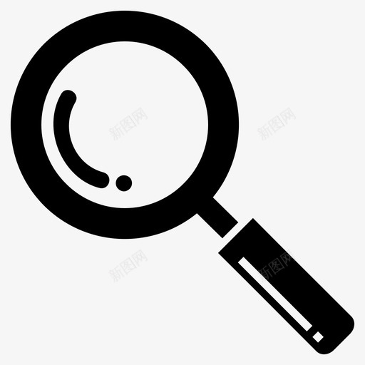 搜索应用浏览图标svg_新图网 https://ixintu.com 关键字 应用 搜索 放大镜 查找 浏览