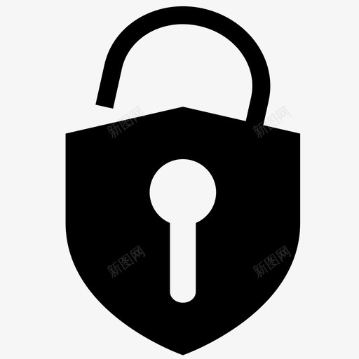 解锁不安全打开图标svg_新图网 https://ixintu.com 不安全 开锁 打开 解锁