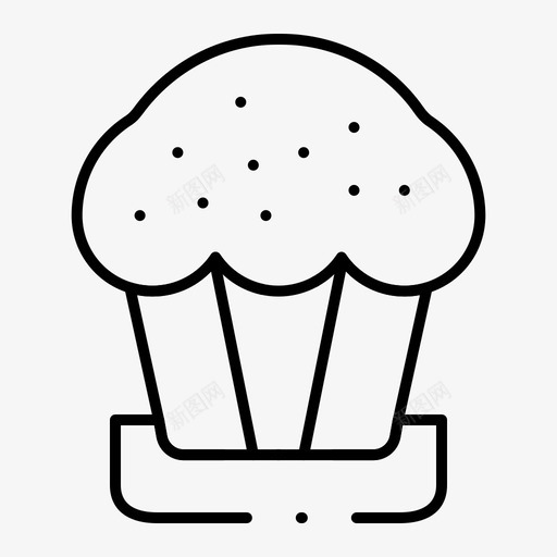 蛋糕杯子复活节图标svg_新图网 https://ixintu.com 东方规则点线 复活节 杯子 蛋糕 食物