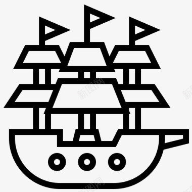 战舰武装军队图标图标