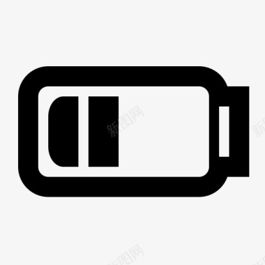 电池半电池电话图标图标