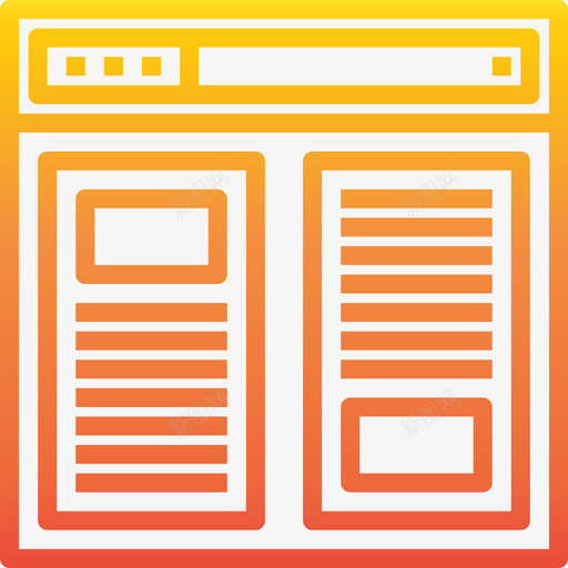 专栏网站浏览器2渐变图标svg_新图网 https://ixintu.com 专栏 浏览器 渐变 网站