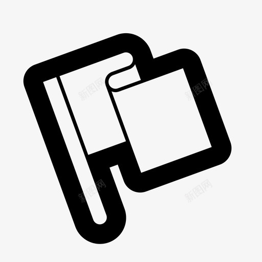 旗帜投降挥舞图标svg_新图网 https://ixintu.com 举白旗 投降 挥舞 旗帜 白色