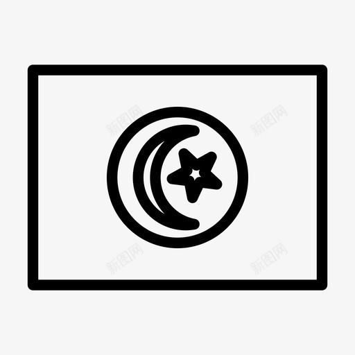 突尼斯国旗国家世界国旗图标svg_新图网 https://ixintu.com 世界国旗 国家 突尼斯国旗