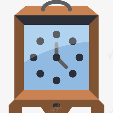 时钟时间管理31扁平图标图标