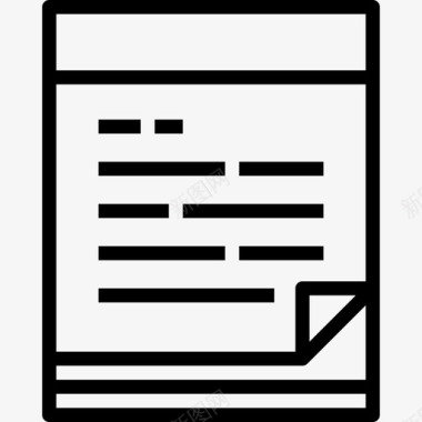 Txt文件和文件夹13线性图标图标