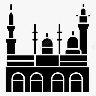 masjidalnabawi亚洲建筑亚洲地标图标图标