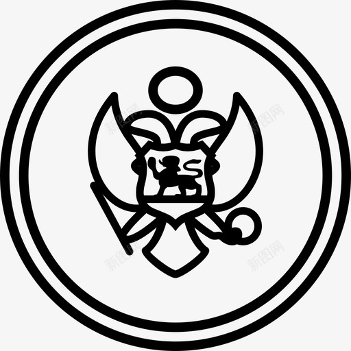 黑山国旗mne国家图标svg_新图网 https://ixintu.com mne 世界 国家 简化圆圈世界国旗 黑山国旗