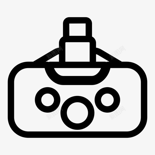 虚拟现实游戏眼镜图标svg_新图网 https://ixintu.com 技术 游戏 眼镜 虚拟现实