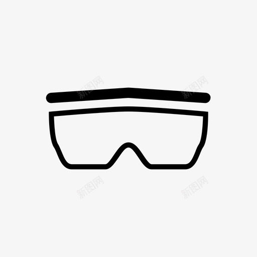 酷炫眼镜配件元素图标svg_新图网 https://ixintu.com 元素 游戏 物品 眼镜 配件 酷炫