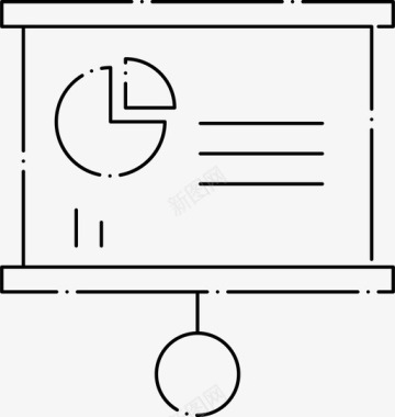 饼图板业务图标图标