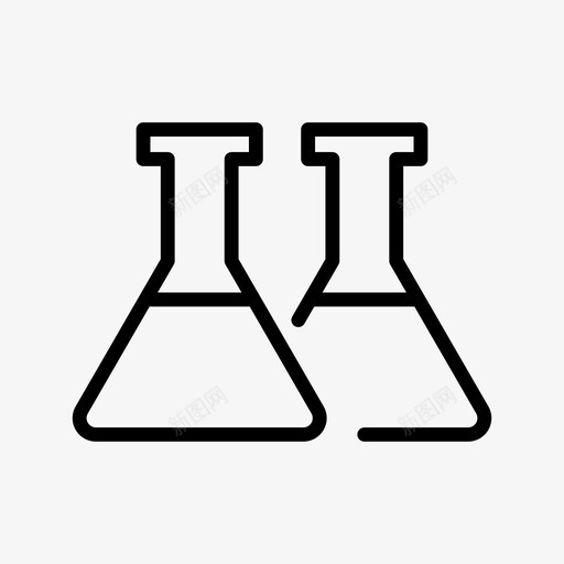化学erlenmeyer烧瓶实验室图标svg_新图网 https://ixintu.com erlenmeyer 化学 实验室 烧瓶 研究 科学