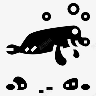 海牛动物王国动物图标图标