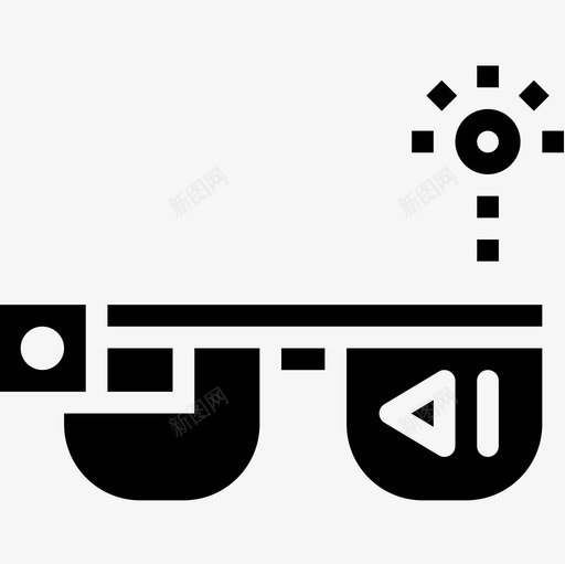 谷歌眼镜ai3固态图标svg_新图网 https://ixintu.com ai3 固态 谷歌眼镜