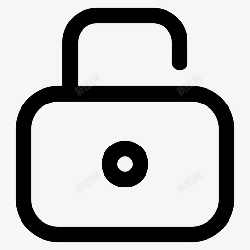 解锁基本用户界面图标svg_新图网 https://ixintu.com 基本用户界面 解锁