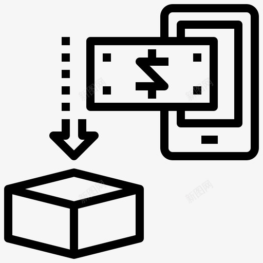 在线捐赠投资储蓄图标svg_新图网 https://ixintu.com 众筹 储蓄 在线 技术 投资 捐赠