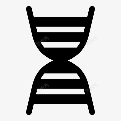 dna分子科学图标svg_新图网 https://ixintu.com dna 分子 医学 科学 符号