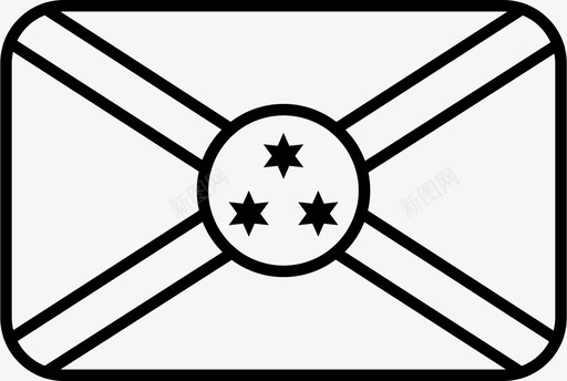 布隆迪国旗bdi国家图标图标
