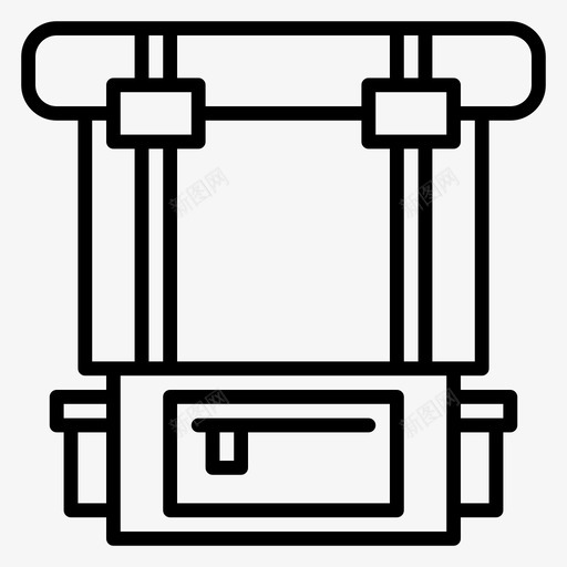 背包探险行李图标svg_新图网 https://ixintu.com 手提箱 探险 旅行 背包 行李