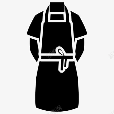 围裙厨师围裙实验室安全图标图标