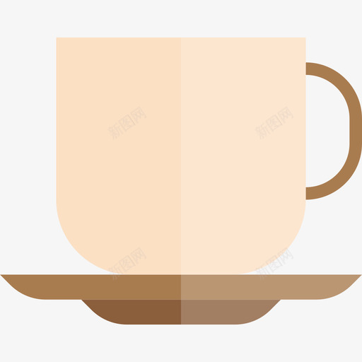 咖啡杯咖啡33扁平图标svg_新图网 https://ixintu.com 咖啡33 咖啡杯 扁平