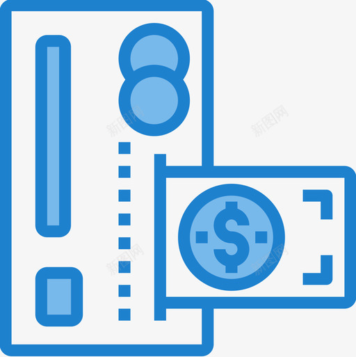 信用卡银行40蓝色图标svg_新图网 https://ixintu.com 信用卡 蓝色 银行