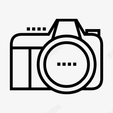 数码单反相机数码相机摄影图标图标