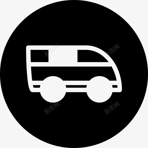 微型客车汽车车辆图标svg_新图网 https://ixintu.com 填料 客车 微型 汽车 车辆 运输