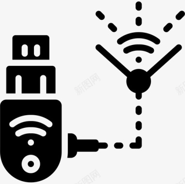 Wifi网络安全14填充图标图标