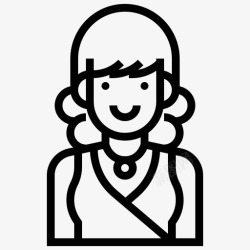 贵族女女贵族贵族阶级图标高清图片