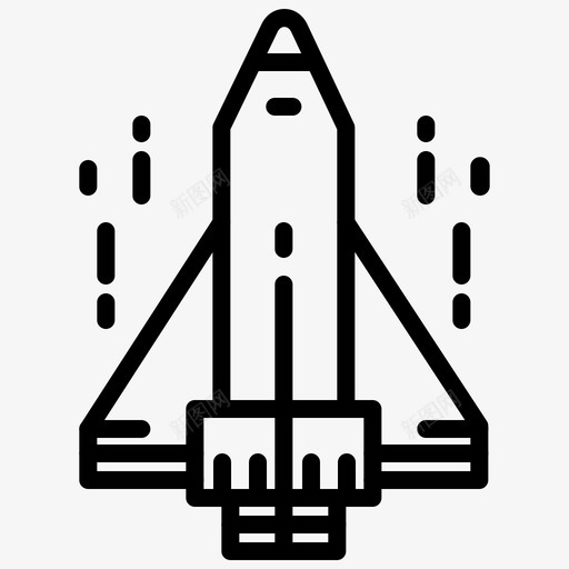 航天飞机火箭科学图标svg_新图网 https://ixintu.com 宇宙飞船 技术 火箭 科学 航天飞机