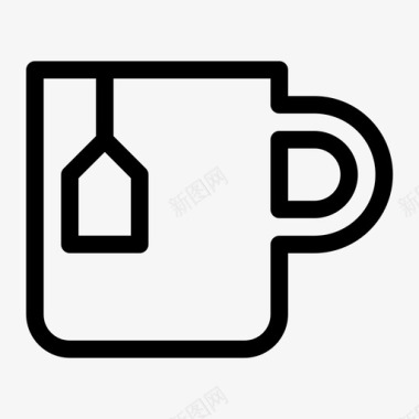 饮料咖啡玻璃杯图标图标