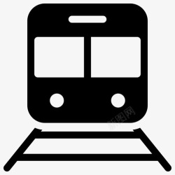 电力火车火车本地运输铁路图标高清图片