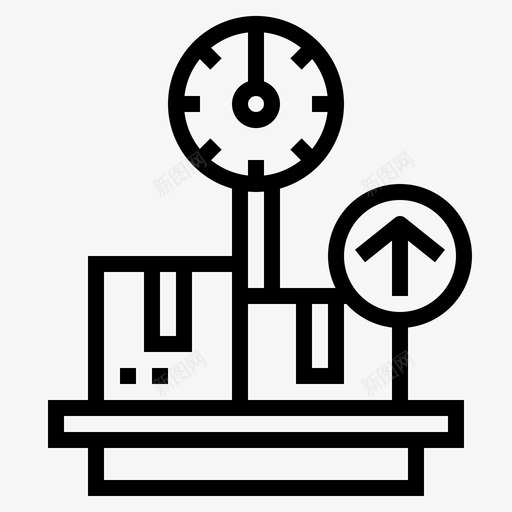 重量平衡控制图标svg_新图网 https://ixintu.com 后勤 平衡 控制 重量