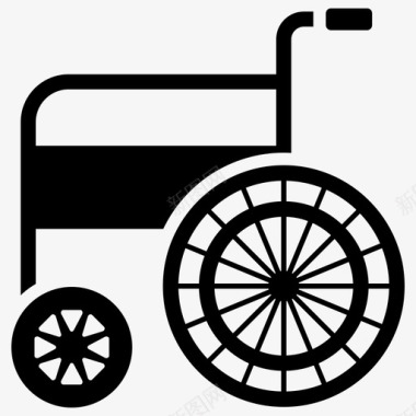 轮椅无障碍残疾图标图标