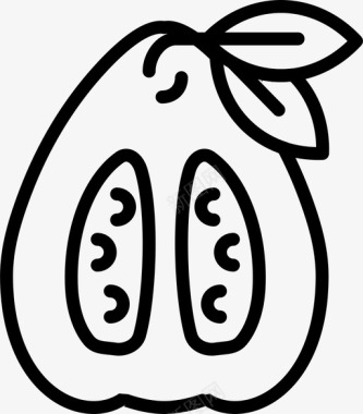 番石榴食用异国风味图标图标
