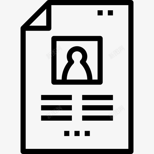 公文包文件和文件夹17线性图标svg_新图网 https://ixintu.com 公文包 文件 文件夹 线性