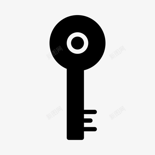 钥匙线索指引图标svg_新图网 https://ixintu.com 指引 提示 线索 警徽 钥匙