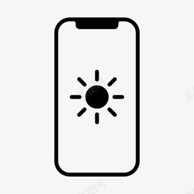 阳光亮度iphone图标图标