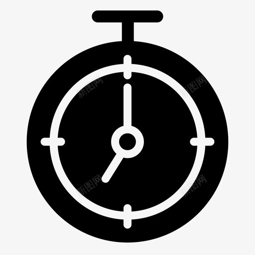 秒表报警优化图标svg_新图网 https://ixintu.com 优化 报警 时间 秒表 计时器