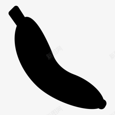 香蕉饮食健身图标图标