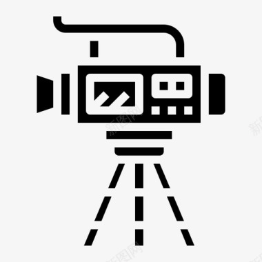 摄像机娱乐电影图标图标