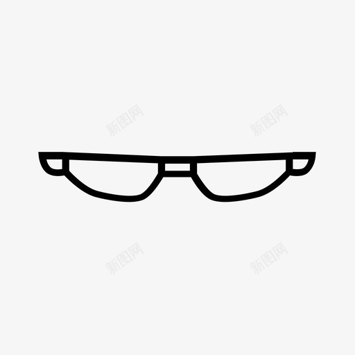 坏眼镜配件元素图标svg_新图网 https://ixintu.com 元素 坏眼镜 游戏 物品 配件