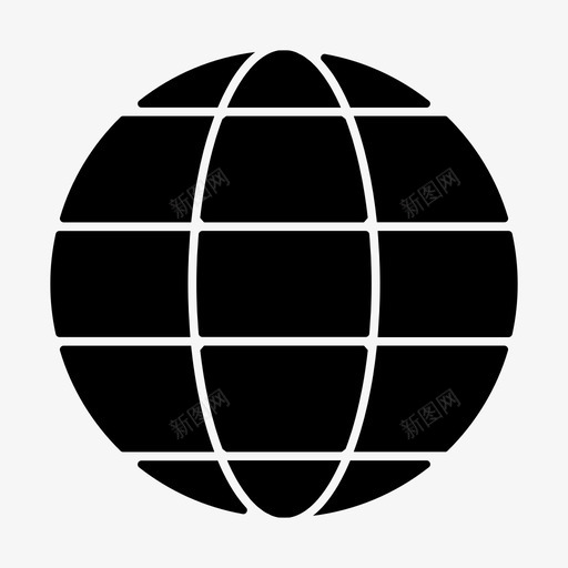 globeearthglobal图标svg_新图网 https://ixintu.com earth global globe glyph live world 图标