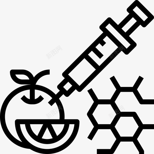 转基因遗传学和生物工程线性图标svg_新图网 https://ixintu.com 生物工程 线性 转基因 遗传学